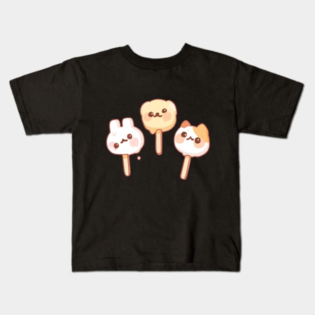 Popsicle melted Kids T-Shirt by pocketpeaches